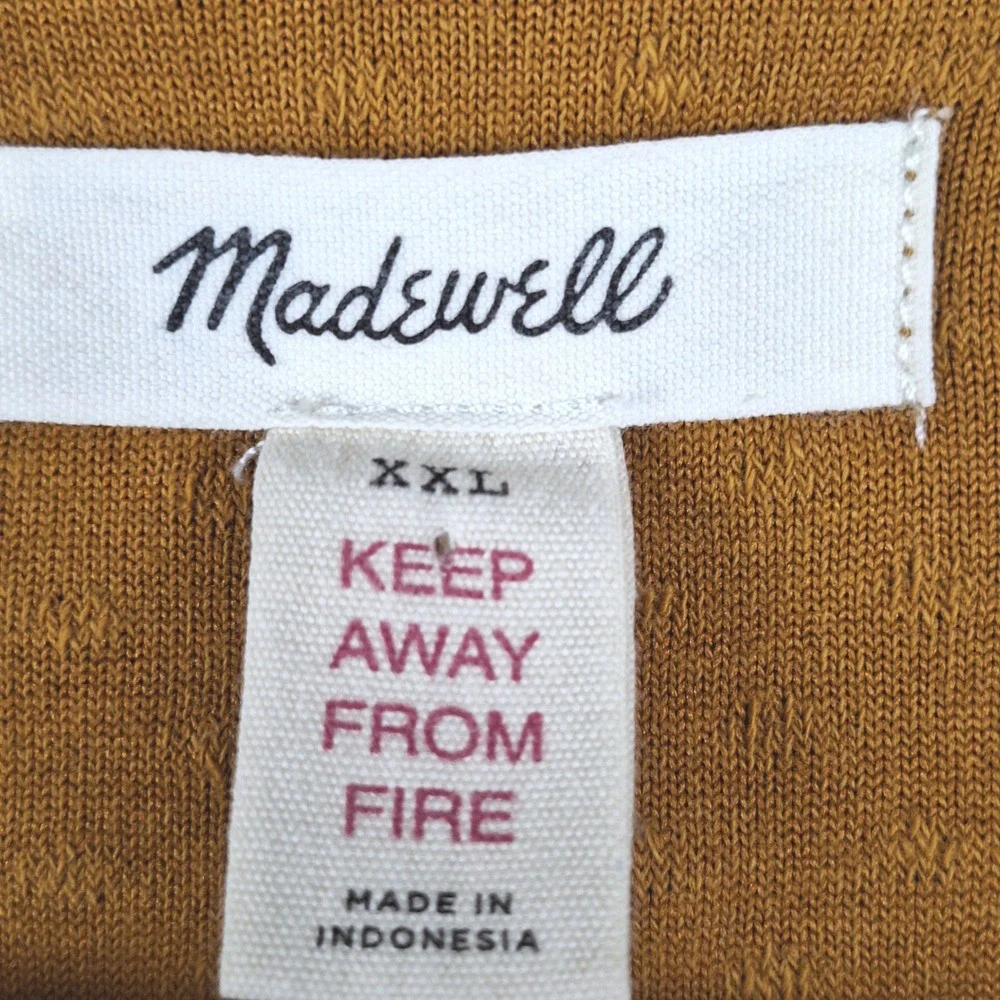 Madewell Top XXL Clip Dot Knit Bedtime Pajama Lounge Cozy Comfort Sleepwear